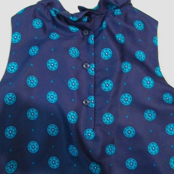 JANIE AND JACK SLEEVELESS RUFFLE NECK SHIRT - Picture 7 of 10